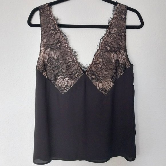 Aritzia Babaton Black Lace Camisole Top - Picture 1 of 7